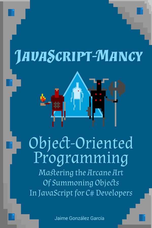 The JavaScriptmancy OOP cover