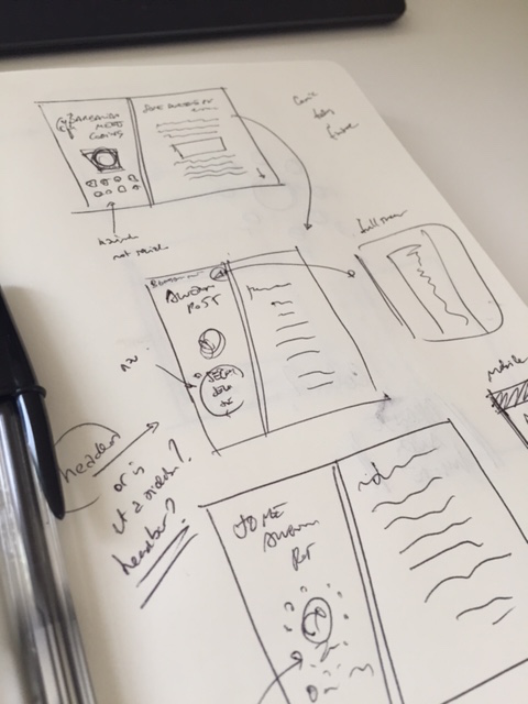 First sketches for the new barbarian meets coding