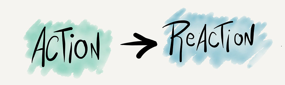 Action -> Reaction Action -> Reaction