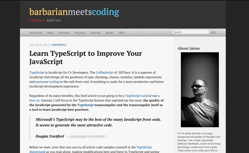 Barbarian meets coding Barbarian meets coding