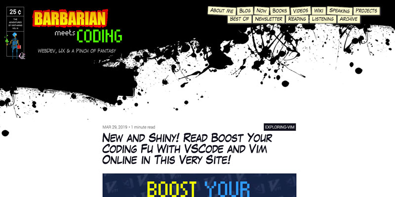 Barbarian meets coding Barbarian meets coding