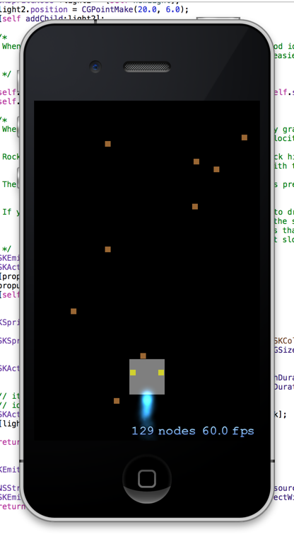 iOs SpriteKit game screenshot