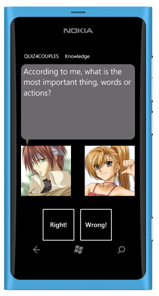 Quiz 4 couples Quiz 4 couples application screenshot