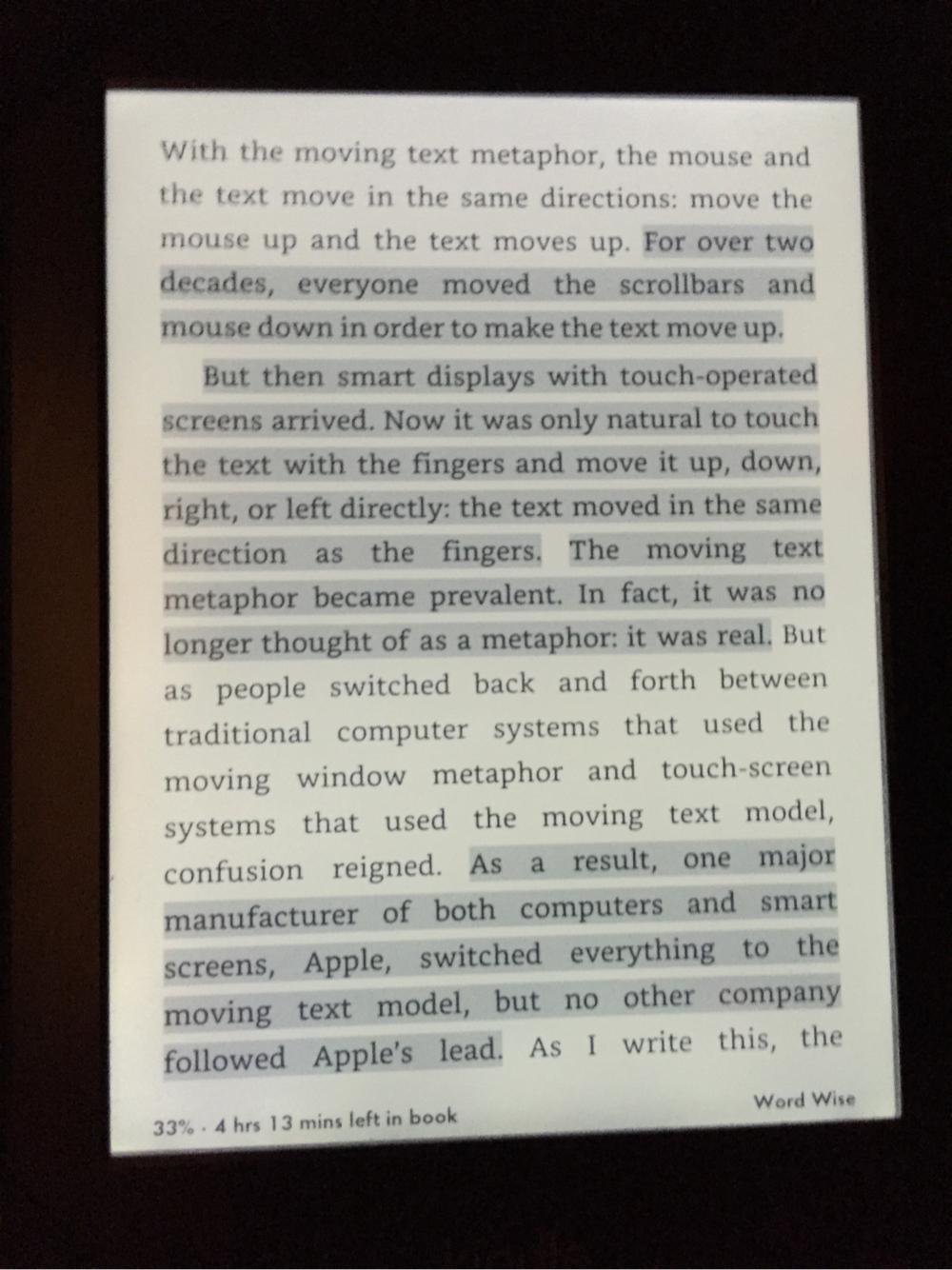 An Excerpt from the Design of Everyday Things About Scrolling An Excerpt from the Design of Everyday Things About Scrolling