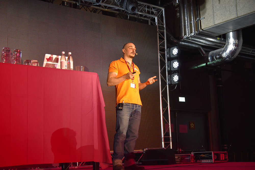 Jaime Gonzalez Garcia speaking at Swetugg 2016 Jaime Gonzalez Garcia speaking at Swetugg 2016