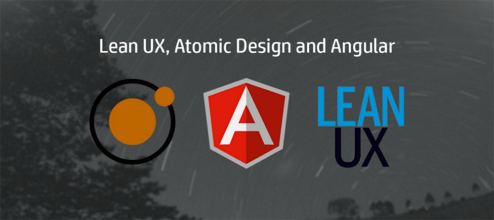Lean UX, Atomic Design and Angular Lean UX, Atomic Design and Angular Logos