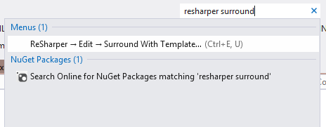Quick Launch Can Help You Learn ReSharper Quick Launch help you learn resharper screenshot