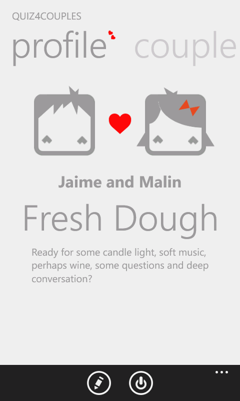 Quiz4Couples Screenshot - Profile Quiz4couples Screenshot