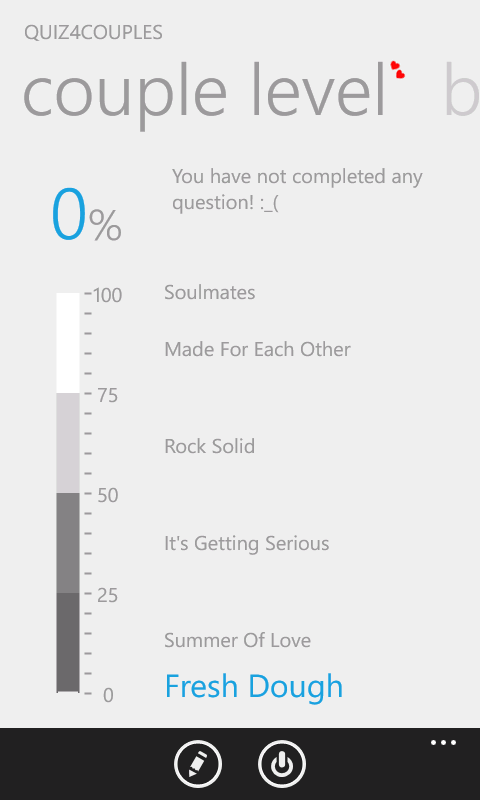 Quiz4Couples Screenshot - Couple levels Quiz4couples Screenshot