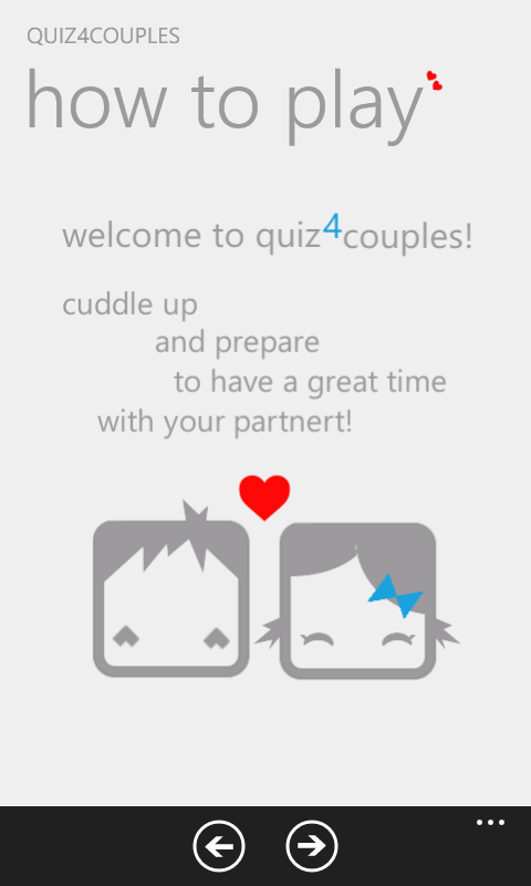 Quiz4Couples Screenshot - How to play tutorial Quiz4couples Screenshot