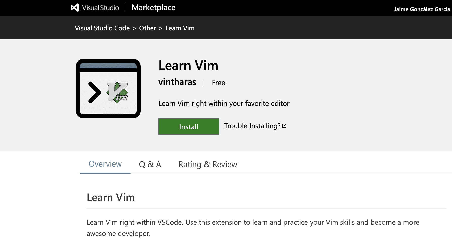 Learn Vim. A New Extension to Help You Learn Vim in VSCode Learn Vim. A New Extension to Help You Learn Vim in VSCode